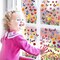 Spring Window Clings Stickers - Enchant Your Glass Windows with 127 Pieces on 9 Sheets - Tulip, Butterfly, and Flower Designs for a Colorful Home Décor
